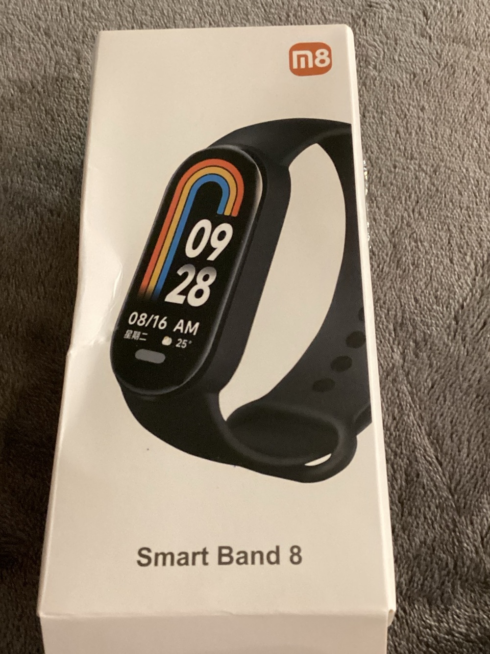 Smart Band 8 Fitness Tracker – Black